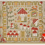 Champignon magique mushroom meadow kateryna stitchy princess fiche broderie