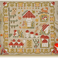 Champignon magique mushroom meadow kateryna stitchy princess