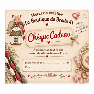 Cheque cadeau vignette la boutique de brode41