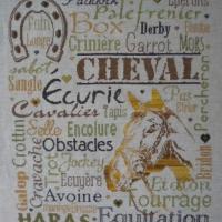 Fiche de broderie cheval mon ami bdn 17 isabelle haccourt vautier