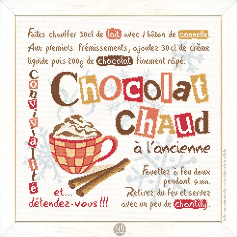 Chocolat chaud g050 fiche ou kits de points de croix lilipoints 1