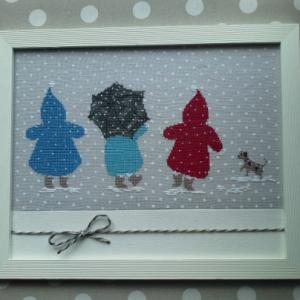 Fiche de broderie chouette il neige couleur d etoile ce0130