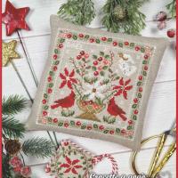 Christmas basket and scissor fob fiche ou kit de point de croix crocette a gogo1