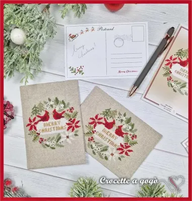 Christmas card carte de noel crocette a gogo 1