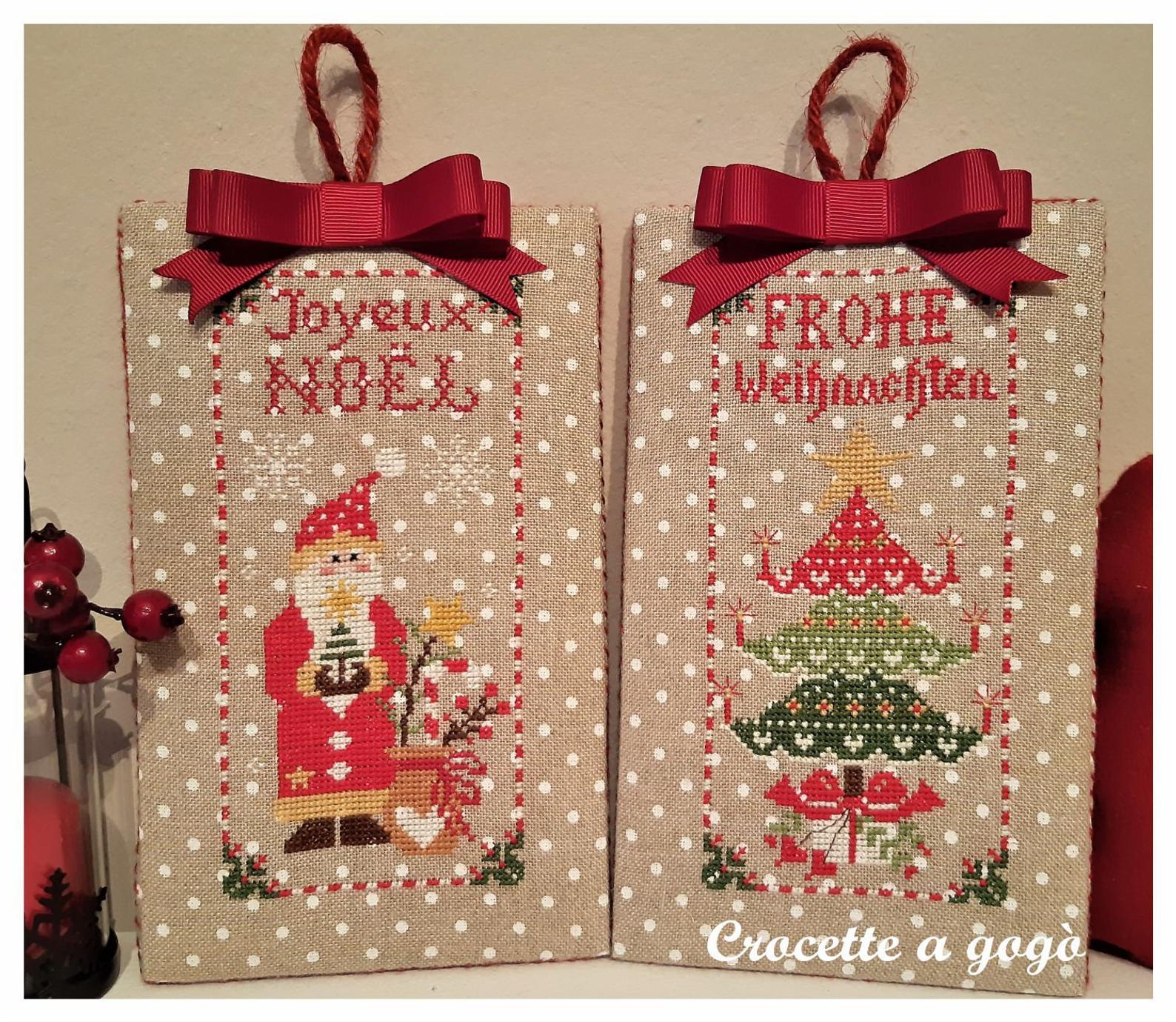Christmas ornaments set 2 crocette a gogo