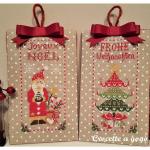 Christmas ornaments set 2 Crocette a gogò