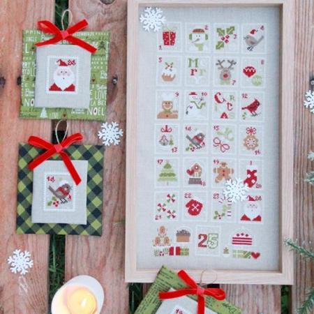 Christmas stamps Madame Chantilly