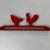 Cintre poule rouge