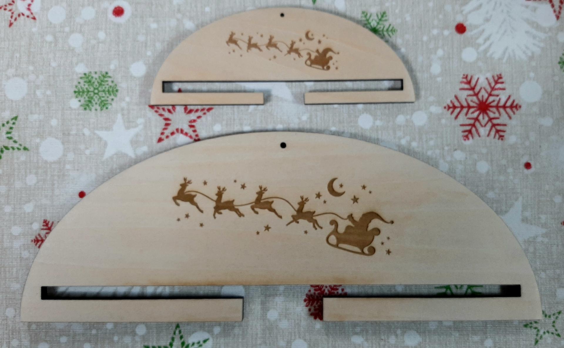 Cintre traineau du pere noel