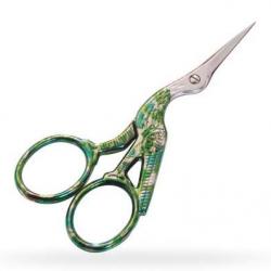 Ciseaux a broder cigogne de marque premax 9 cm vert