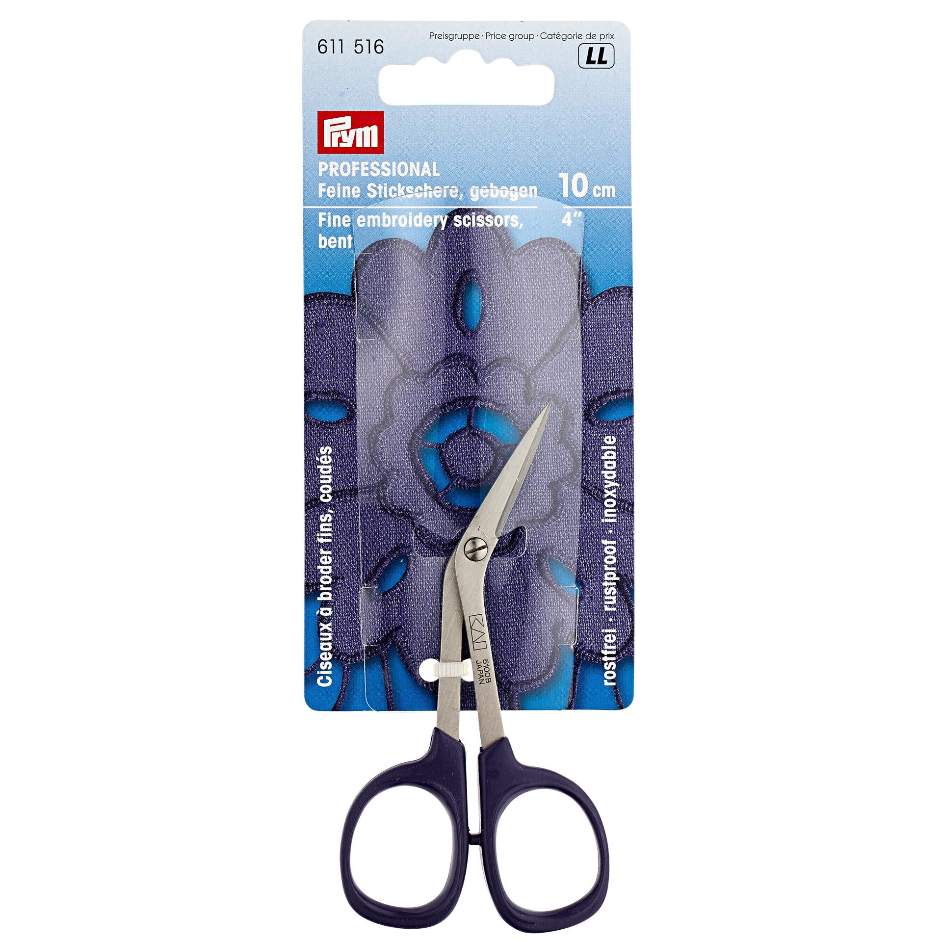 Ciseaux a broder courbes 10cm prym 611517