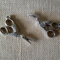 Ciseaux Cigogne 3D Argent