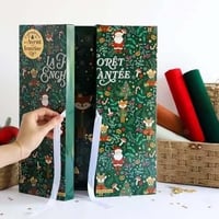 Coffret calendrier de l avent feutrine la foret enchantee la boutique de brode41 a