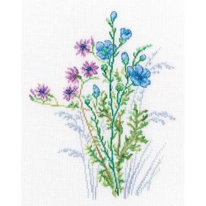 Colourful flowers fleurs colorees kit de point de croix rto m942 2