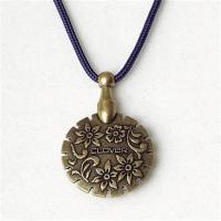 Coupe fil style collier or bronze clover 455 1