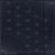 Coupon tissu sashiko navy chanvre et chrysantheme