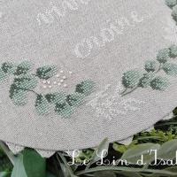 Coussin pour alliances eucalyptus le lin d isabelle 1