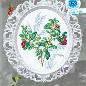Cowberry airelles rouges kit de point de croix rto m941 1