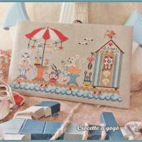 Cross stitch on the beach fiche de point de croix crocette a gogo 1