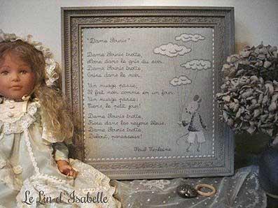 Dame souris de verlaine le lin disabelle 1
