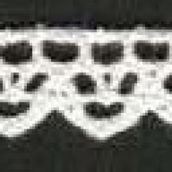 Dentelle Coton Blanche 9mm