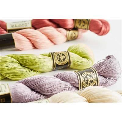 Dmc115ea fil coton perle grosseurs 5 8 12 ambiance