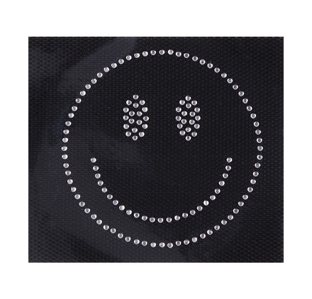 Ecusson a repasser strass smiley