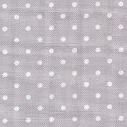 Toile a broder zweigart de lin edinburgh 3217 14 fils petits points fond gris 7349