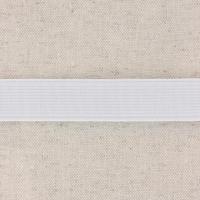 Elastique cotele 20mm blanc 