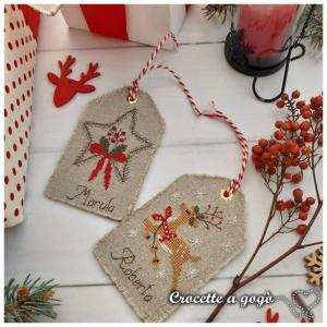 Etiquettes de noel crocette a gogo christmas vintage