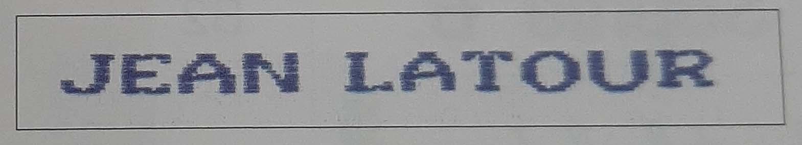 Etiquettes nom et prenom brodees pour vetements bleu modele g