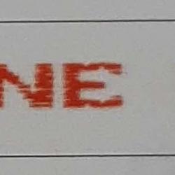 Etiquettes Prénom et NOM brodées pour Vêtements 'Rouge' Modèle G