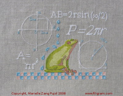 Etude de la petite grenouille cercle a13