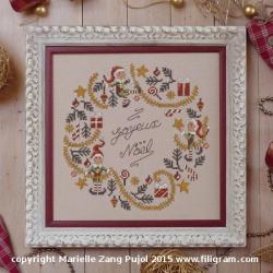 Couronne de Noël aux lutins F106 Filigram