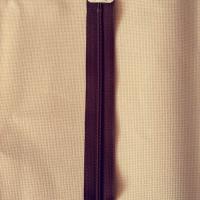 Fermeture eclair maron