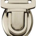 Fermoir cartable colori argent 40 mm