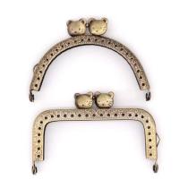 Fermoir Porte Monnaie Chat Bronze Arrondi ou Rectangulaire 10,5 cm ou 12,5 cm