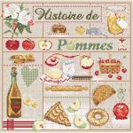 Fiche broderie histoire de pommes madame la fee