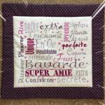 Fiche broderie super amie bdn30 isabelle haccourt vautier