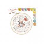 Fiche broderie taureau u005 lilipoints de la collection zodiaque 