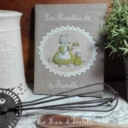 Fiche Carnet de recettes petits chats Le Lin d'Isabelle