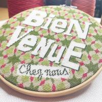 Fiche de broderie bienvenue w007 lilipoints 1