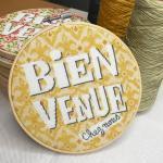 Fiche de broderie bienvenue w013 lilipoints