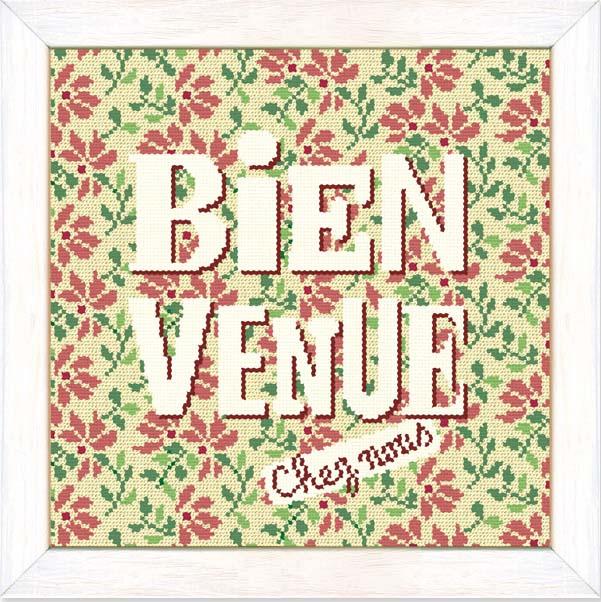 Fiche de broderie bienvenue w014 lilipoints