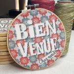 Fiche de broderie bienvenue w015 lilipoints