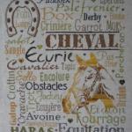 Fiche de broderie cheval mon ami bdn 17 isabelle haccourt vautier