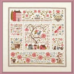 Crazy Noël fiche broderie Jardin Privé FT88