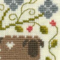 Fiche de broderie composition florale 3 en 1 lot hscf jardin prive 4