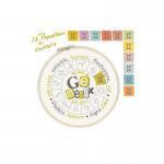 Fiche de broderie gemeaux u006 lilipoints de la collection zodiaque 