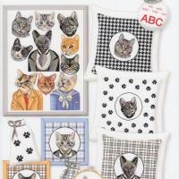 Fiche de broderie i love cats 088 lindner s kreuzstiche 8